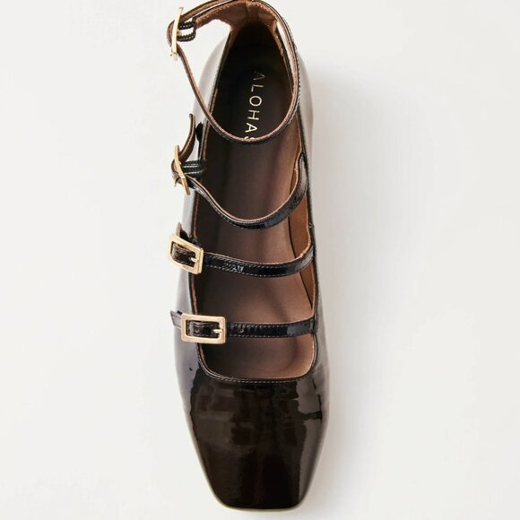 ALOHAS Luke Onix Coffee Brown Leather Ballet Flats | Size: EU 38/US 7-7.5 - Picture 3 of 11